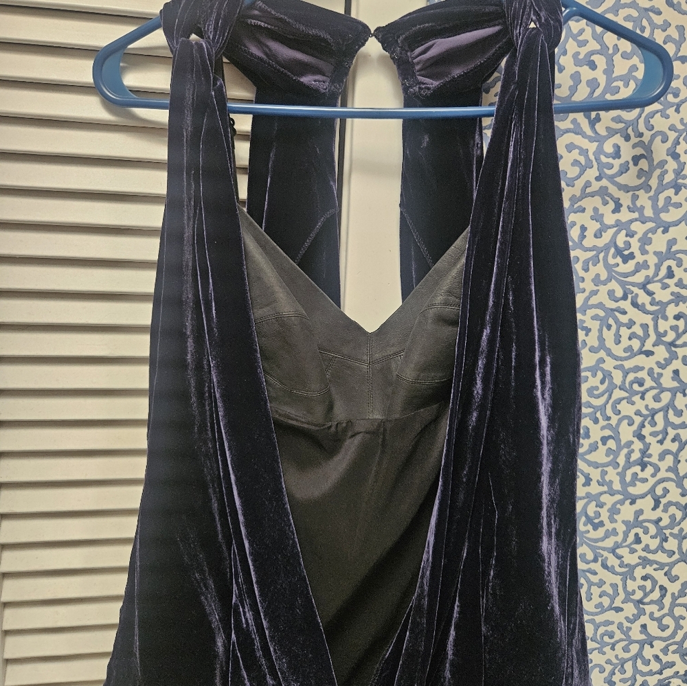 Robert Rodriguez purple velvet top size 2